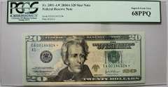 Gem Crisp 2004A Boston $20  Star Replacement Note PCGS 68 Scarce Grade!