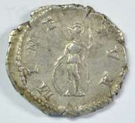 Scarce Geta Roman Silver Denarius, 209-211 AD. Nice!