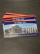 10 Different $2 2010 Notes In BEP Packaging