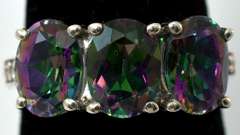 Sterling Silver Mystic Topaz Ring