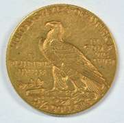 Very pretty 1913 US $2.50 Indian Gold Piece. Lovely