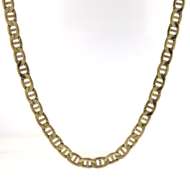 Simple Yellow Gold Figaro Chain Necklace