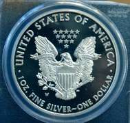 2012 W PCGS Proof 69DCAM Silver Eagle