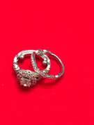 14 KT WHITE GOLD NEIL LANE DIAMOND WEDDING SET.