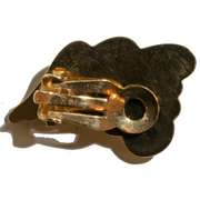 14 K Yellow Gold Clip on Earrings
