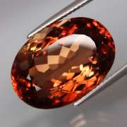 Stunning 21.19ct eye clean Imperial Topaz