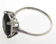 Sterling Silver Opal And Pink Saphires Ring