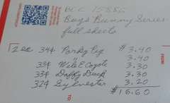 Stamps:  Bugs Bunny Series  $16.60