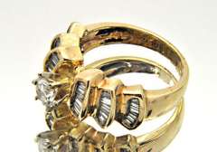LADIES 14K DIAMOND ENGAGEMENT RING