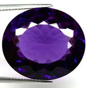 Huge! 26.74ct blue violet Hydrothermal Amethyst