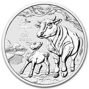 2021 Australia 1 oz Silver Lunar OX BU Series 3