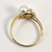 Delightful Double Pearl Ring