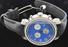 BENNY & CO MEN'S DIAMOND BEZEL WATCH , 5.00 CARATS OF DIAMONDS.