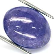 Substantial 6.50 carat blue violet Tanzanite cabochon