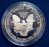 1990 Proof Silver Eagle No Box Or Papers