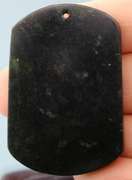 Huge! 85.77ct blackish green Jade carving