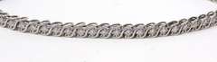 Fabulous S Link Diamond Bracelet in 925