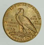 1915 $5.00 Indian Head Gold Half Eagle - Choice