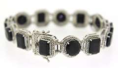 Sterling Silver Gemstone Bracelet
