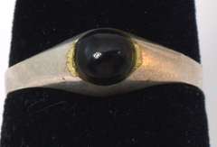 Sterling Silver Black Stone Ring