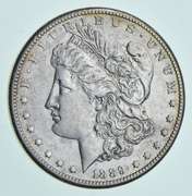 1889-CC Morgan Silver Dollar