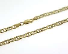 Simple Yellow Gold Figaro Chain Necklace