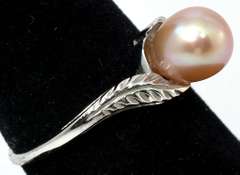 Sterling Silver & Pearl Ring