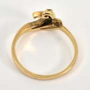 Cute Little Ring with 3 Tiny Diamonds