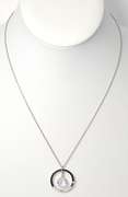 Sterling Silver CZ Necklace