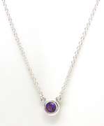 Tiffany & Co Amethyst Diamond by the Yard Necklace