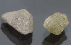 Striking 1.79ct uncut silver Diamond set