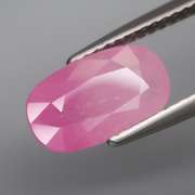 Top pink! Bi-color! 3.04ct Ruby -Heated Only!