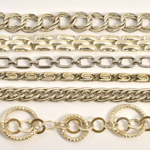 Nice Group of 6 Sterling Bracelets