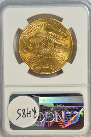 Gorgeous near Gem BU 1924 St. Gaudens $20 Gold. NGC MS64