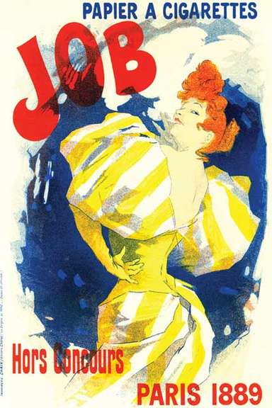 Jules Cheret Papier Cigarettes Job