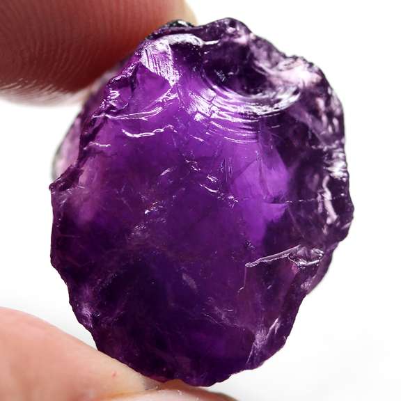 Large 20.55ct untreated uncut Amethyst