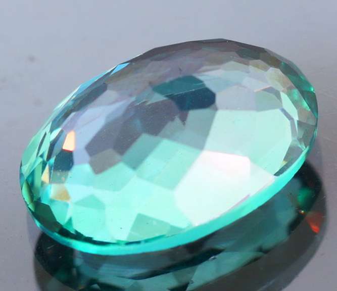Glittering 7.48ct brilliant green Mystic Topaz