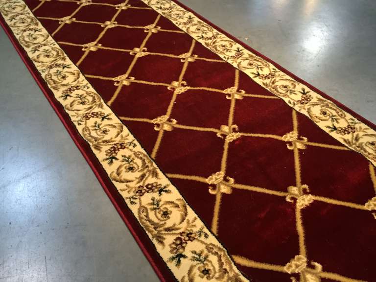 French Fleur De Lis Design 12 Ft Runner