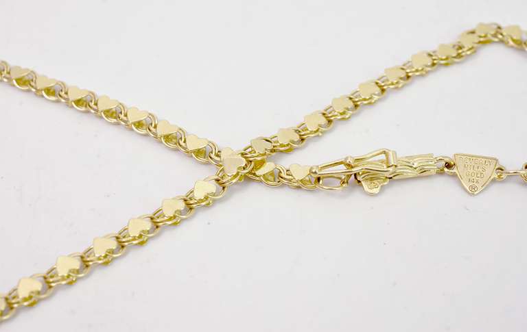 Sweet Heart Necklace in 14KT Yellow Gold