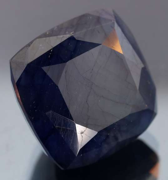 Huge 61.09ct Royal blue Sapphire
