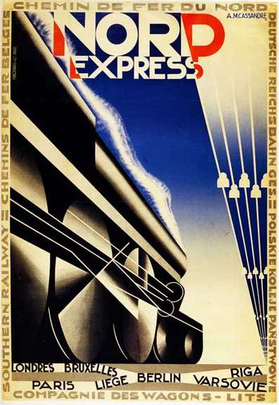 Adolphe Cassandre Nord Express