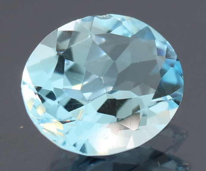 Dazzling 3.75ct 11mm Swiss blue Topaz