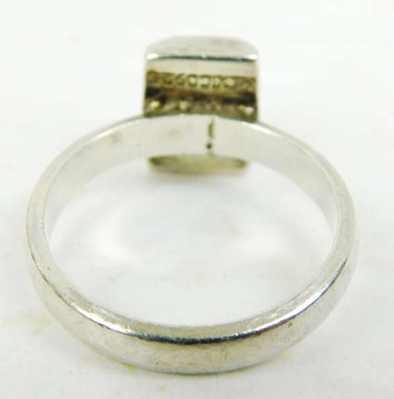 Sterling Silver Turquoise Ring, Size 9