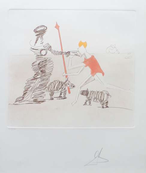 SALVADOR DALI PASTORALE 1980