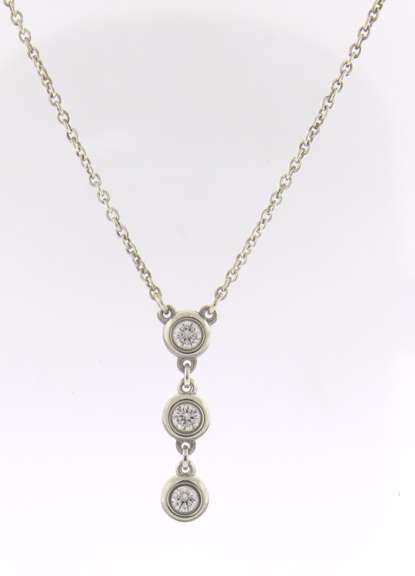 Tiffany & Co Elsa Diamond by Yard Drop Necklace