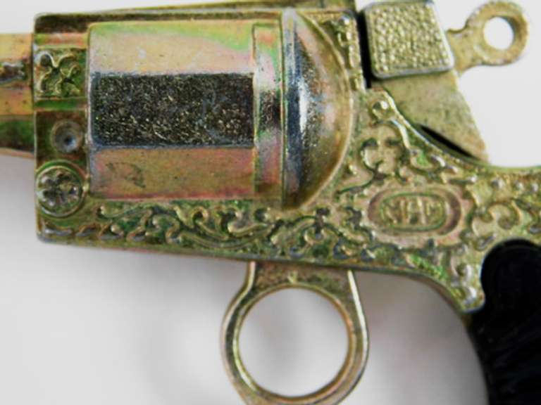 Vintage Italian Miniature Blank Firing Pistol - MAM-081