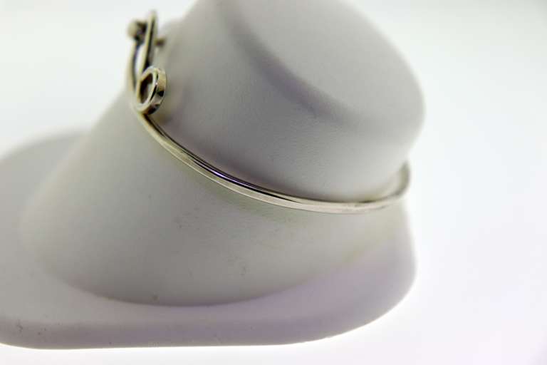 Sterling Silver Thin Bangle Cuff