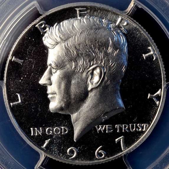 1967 Proof Kennedy Half Dollar PCGS SP67CAM SMS