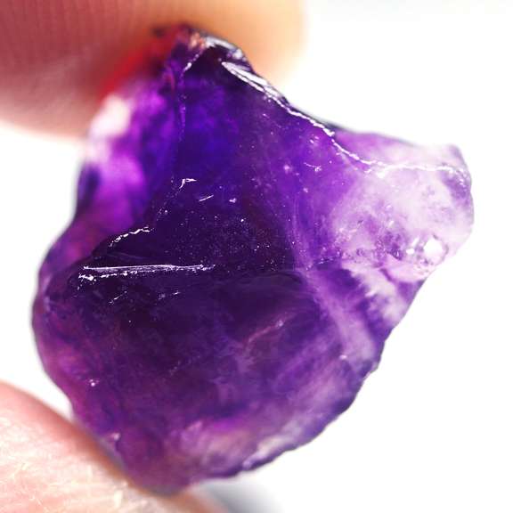 Large 12.08ct untreated uncut Amethyst
