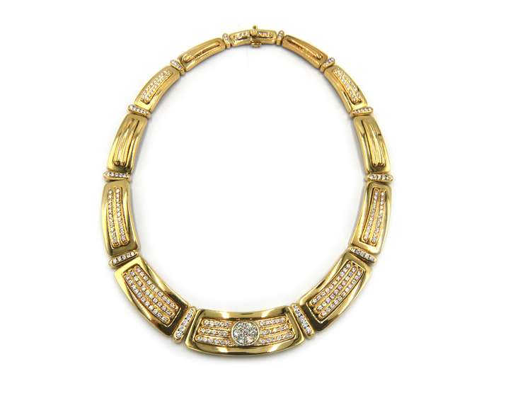 Unforgettable 18kt Diamond Cleopatra Necklace